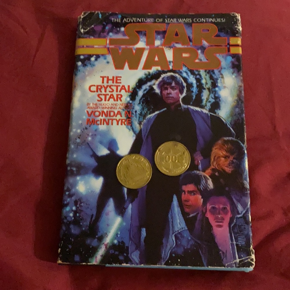 Star Wars book & coins